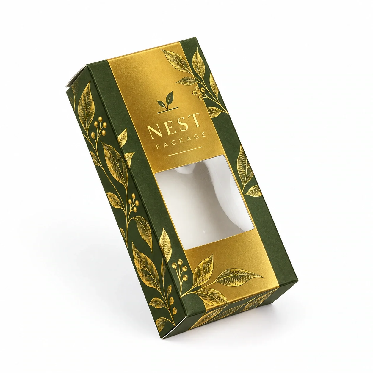 Gold Foil Latex Box