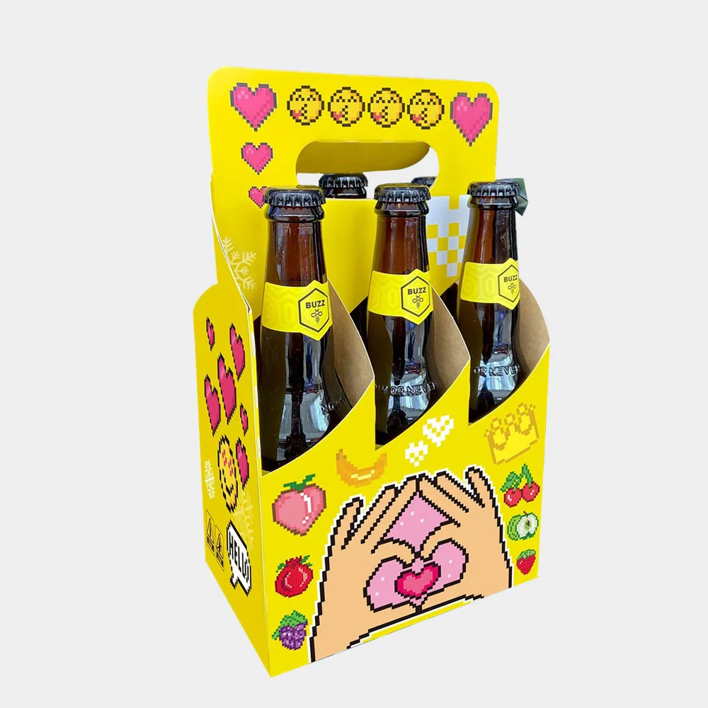 Custom 6-Pack Beverage Carrier Boxes