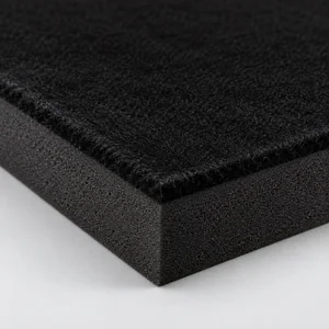 Ethylene-Vinyl Acetate Foam with Flocking