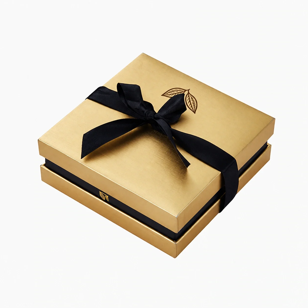 Lid-Off Chocolate Box with Ribbon