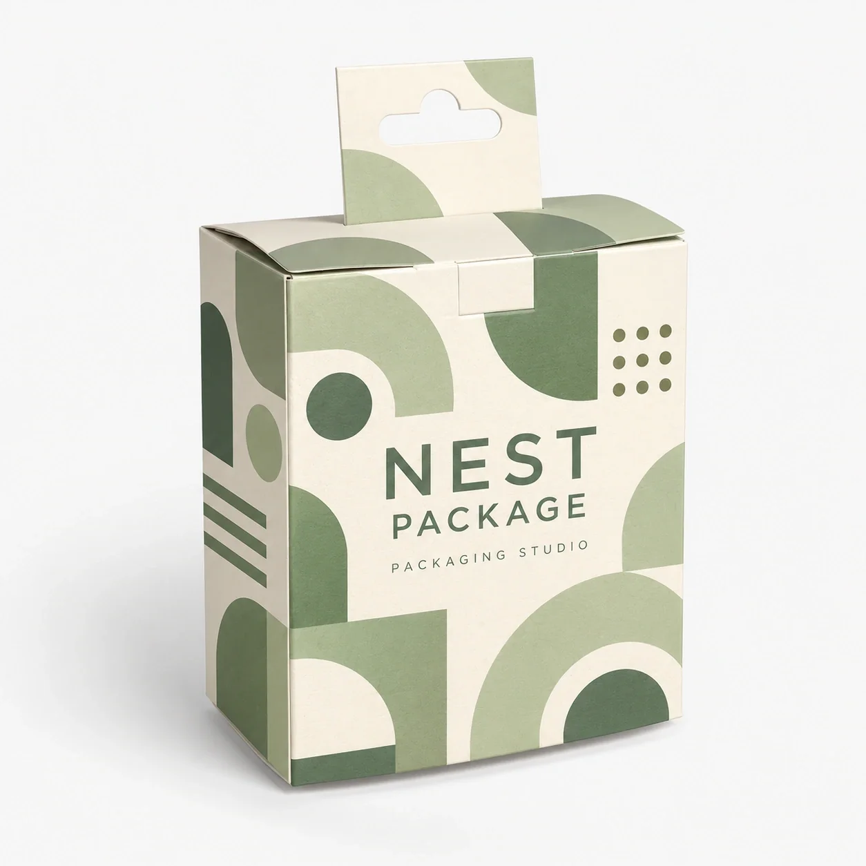 Box With Hanging & Locking Tabs