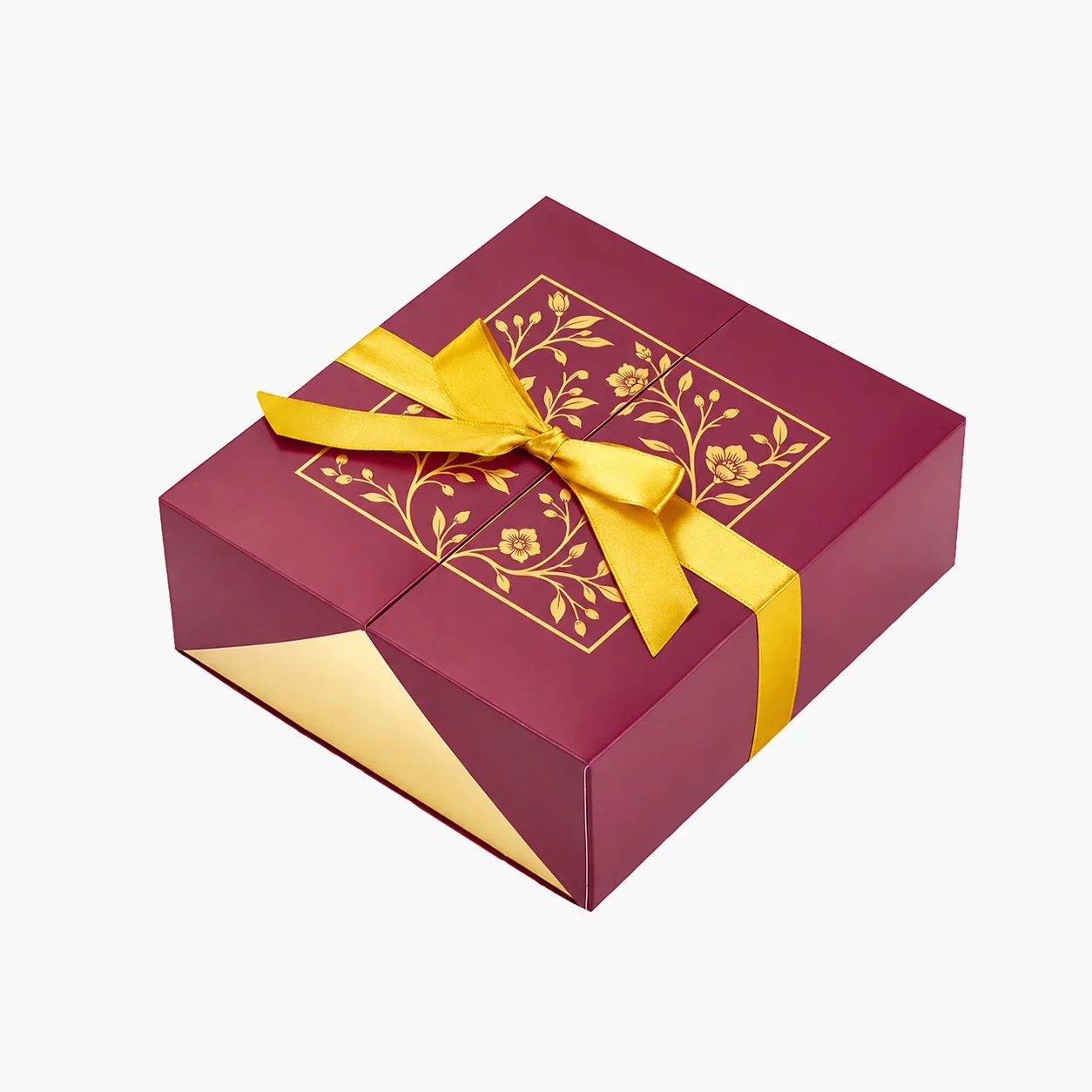 Lotion Box with Ribbon Closure
