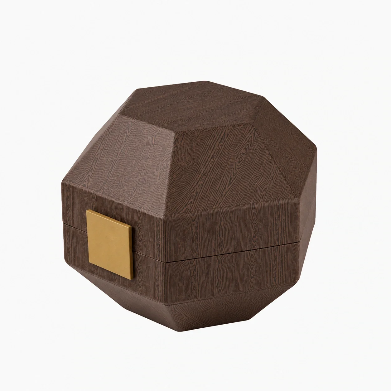 Hexagon Hinged Box with Exterior Locking