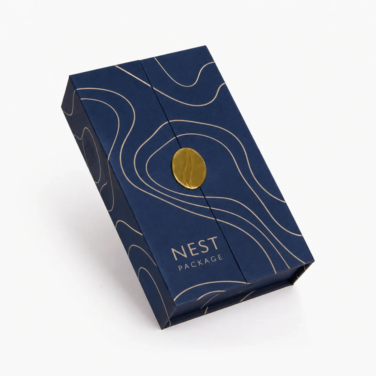 Coffee Front Flip Luxury Gift Box