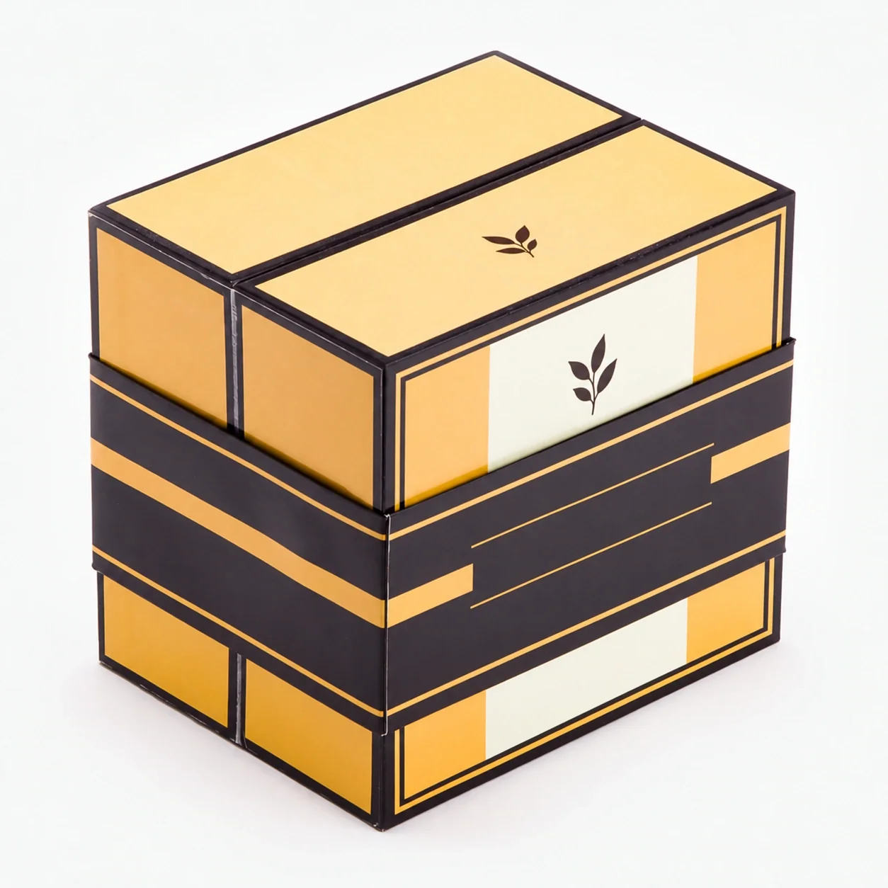 Custom Hinged Rigid Box With Sleeve