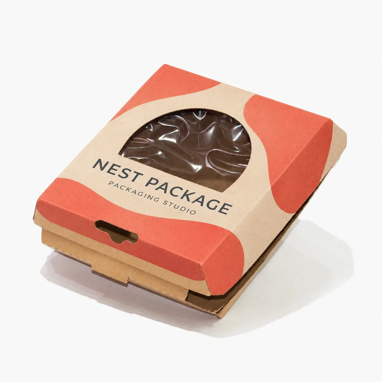 Corrugated Burger Boxes with Window Film