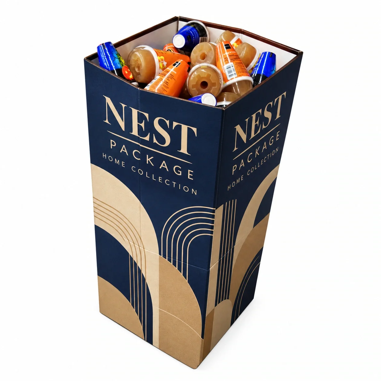 Golden Brown Dump Bin For Air Fresheners
