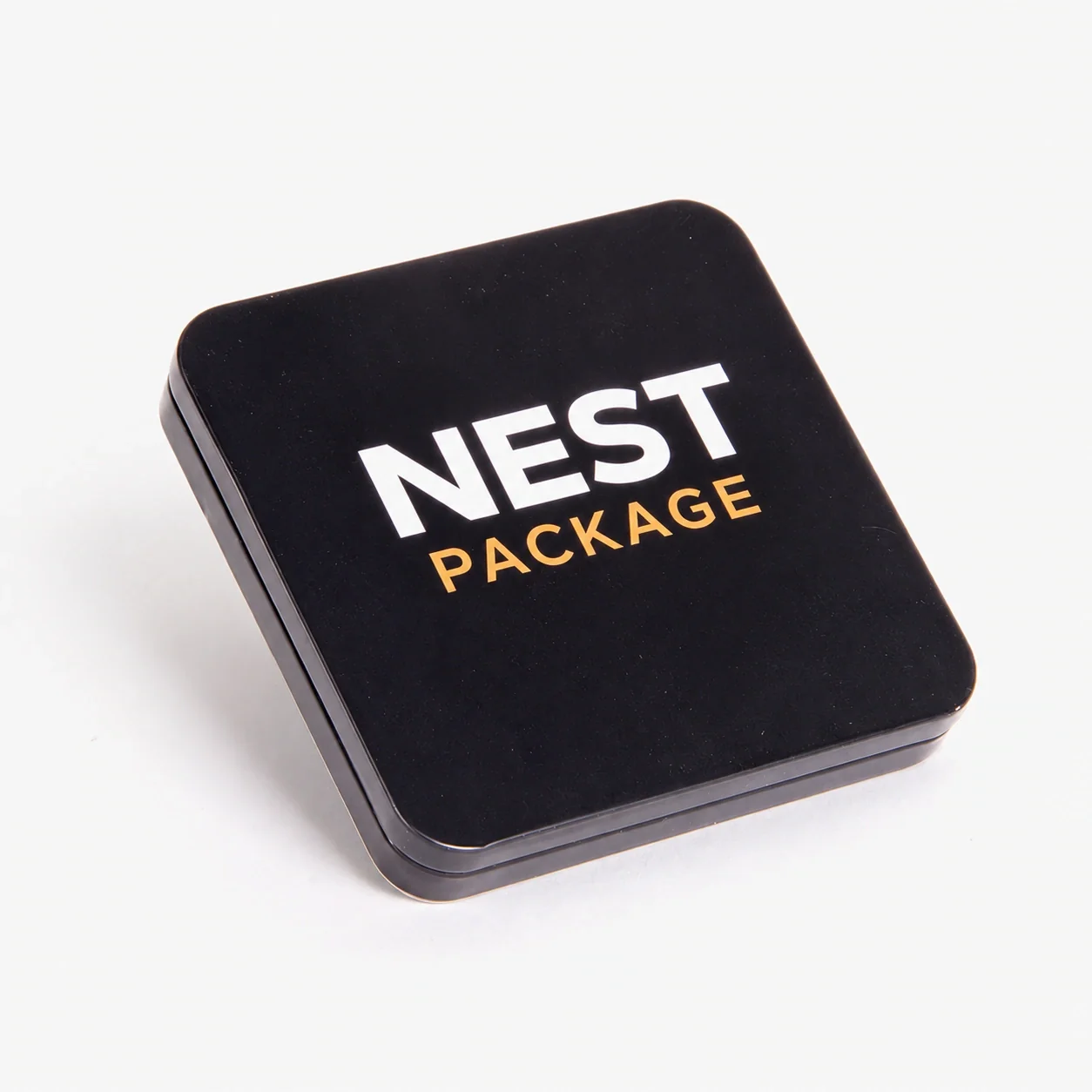 Custom Square Hinged Tin Box