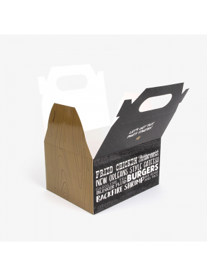 Fried Chicken Take-out Carrier Box