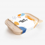 Cornstarch Compartment Take-Out Container with Sleeve