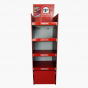 Red Four-Shelf Food Display