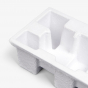 White Dry Press Molded Pulp Insert
