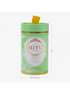 Round Shaped Tea Box with Handle
