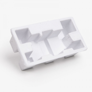 White Dry Press Molded Pulp Insert