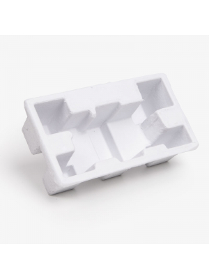 White Dry Press Molded Pulp Insert