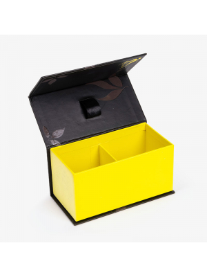 Double Tea Box with Magnetic Closure