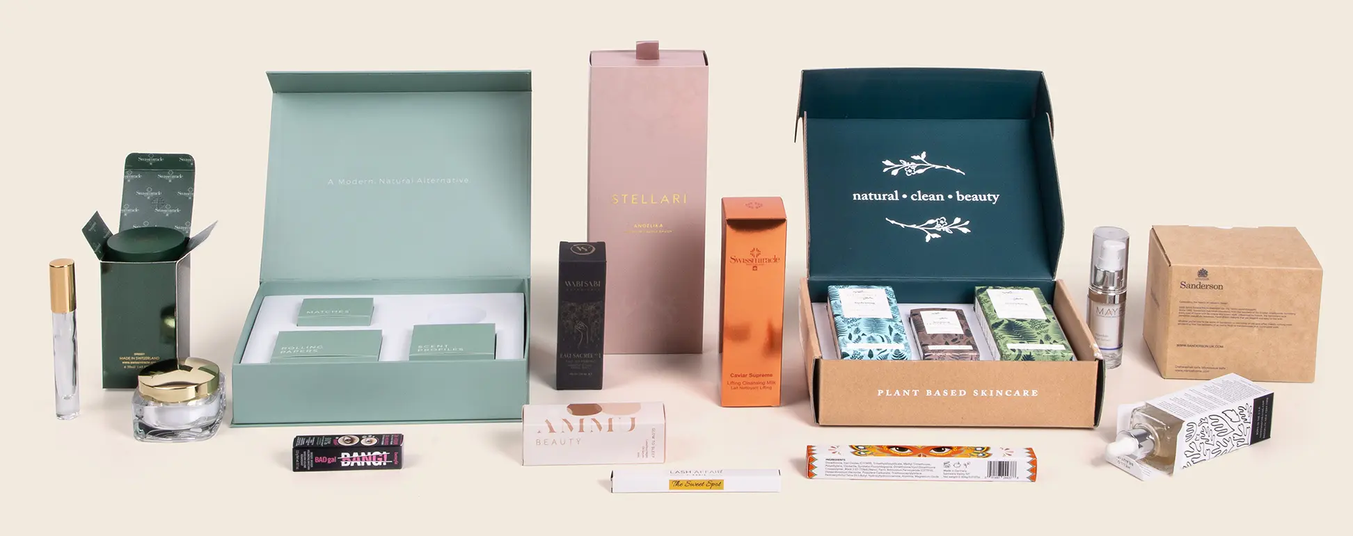 Cosmetic product packaging solution