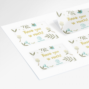 Custom Rectangle Sheet Labels