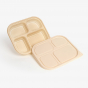 Cornstarch Compartment Take-Out Container with Sleeve