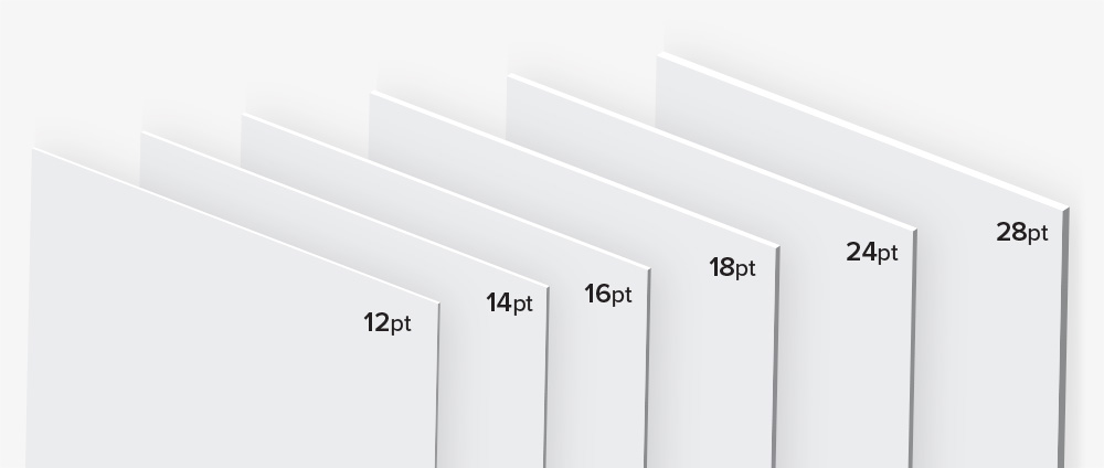 kraft paper weight chart