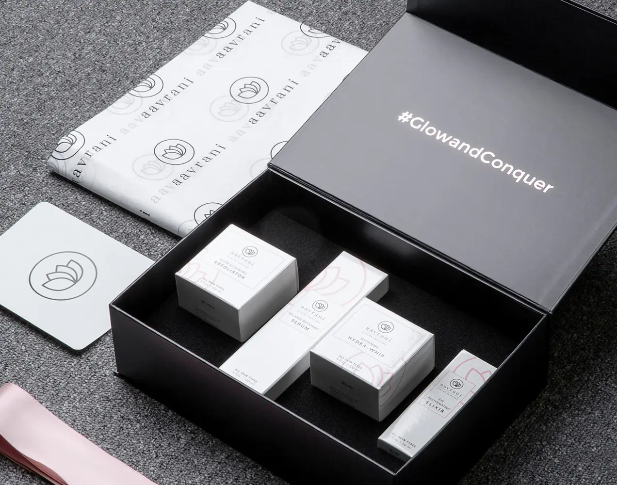 Cosmetic product packaging solution