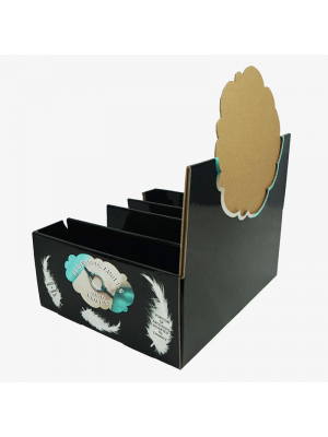 Black Four-Pocket Display for Accessories