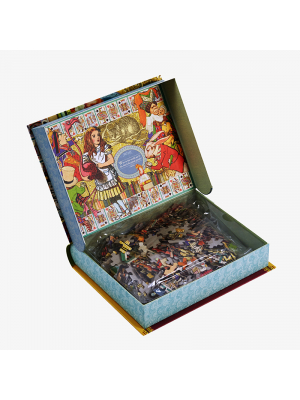 Fantasy Clamshell Puzzle Box with Two Sided Print