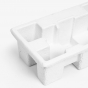 White Dry Press Molded Pulp Insert