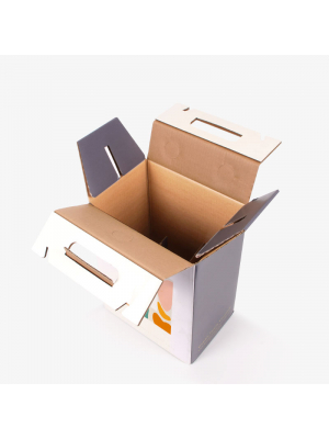 Wine Packaging Gusset Box