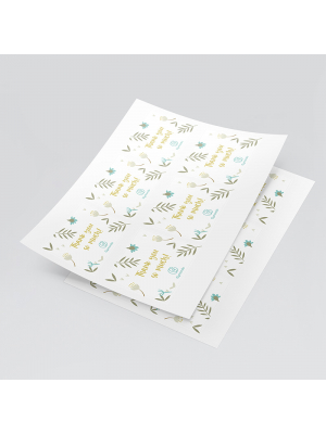 Custom Rectangle Sheet Labels