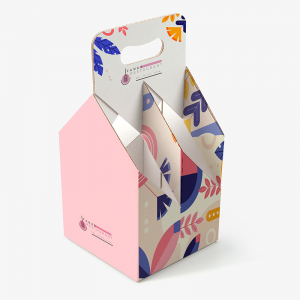 Custom 4-Pack Beverage Carrier Boxes