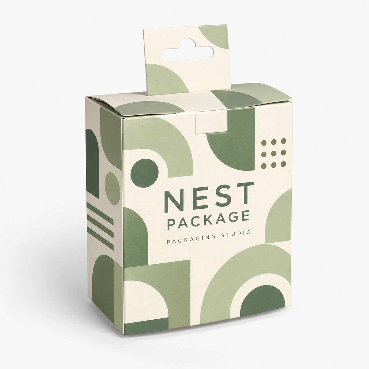 Box With Hanging & Locking Tabs