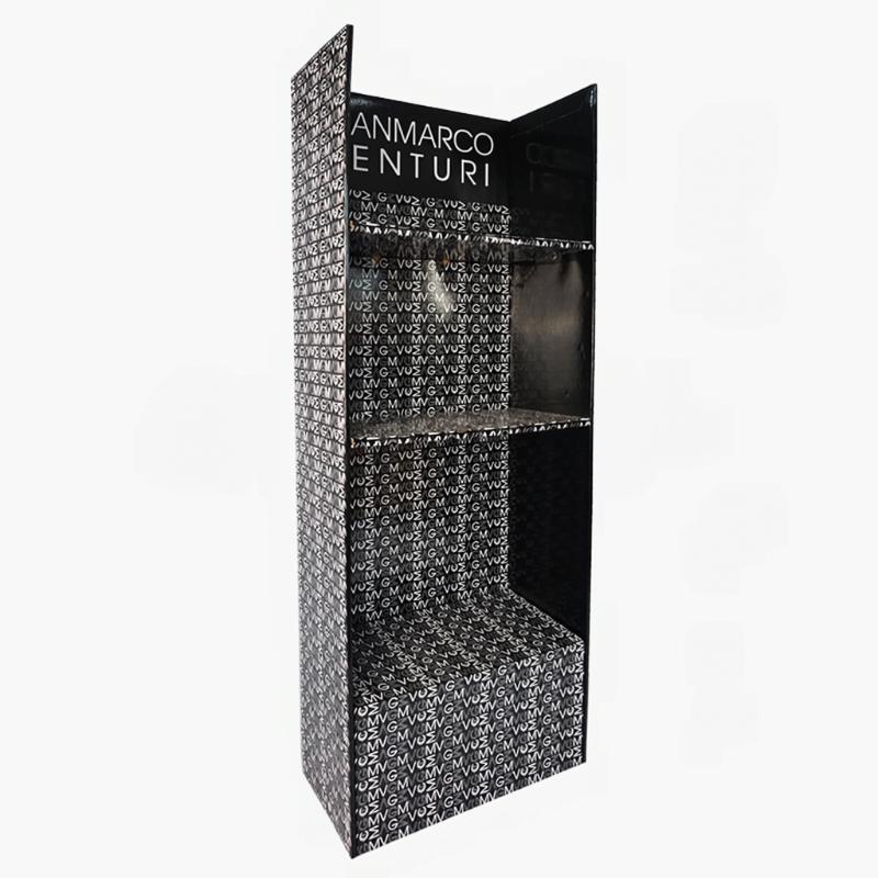 Printed Three-Shelf Luggage Display