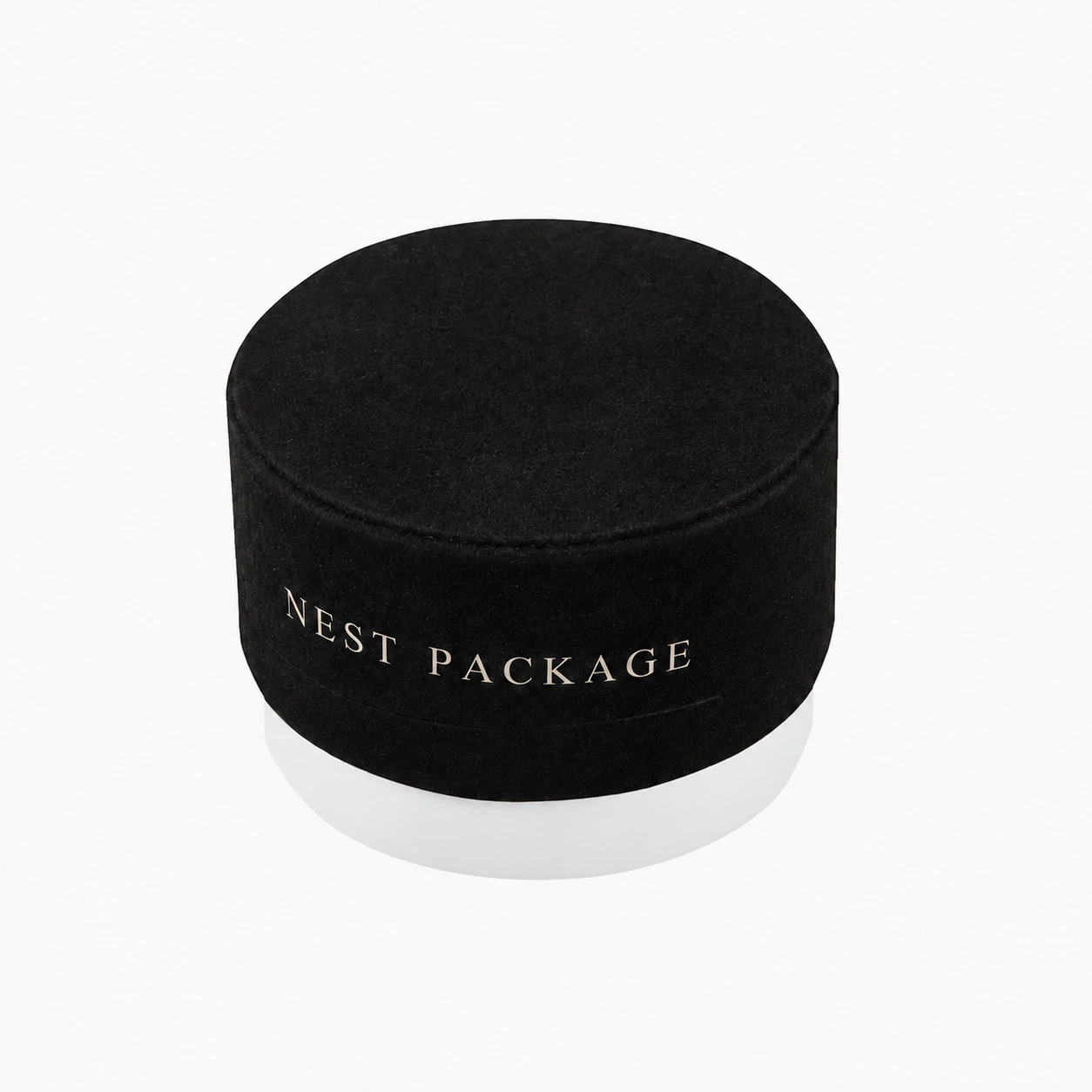 Beauty Cream Round Box with Velvet Lid
