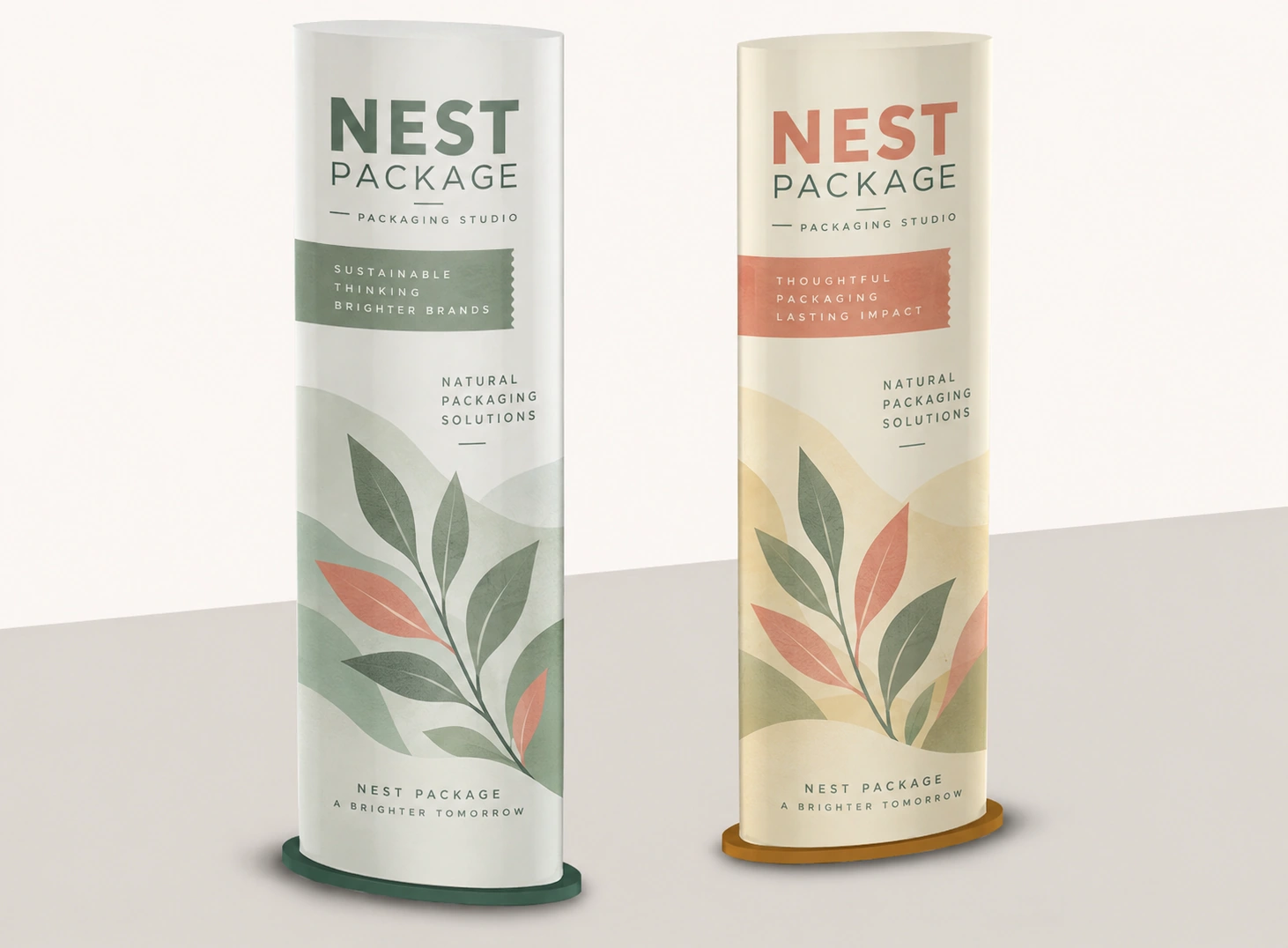 Cardboard Banner Stands packaging examples