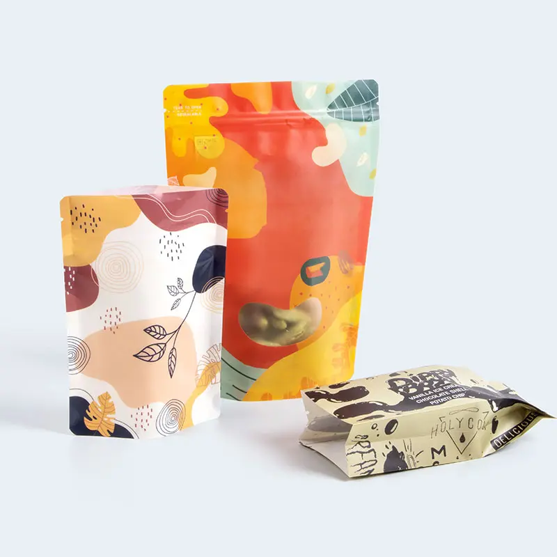 Printed resealable stand-up pouches