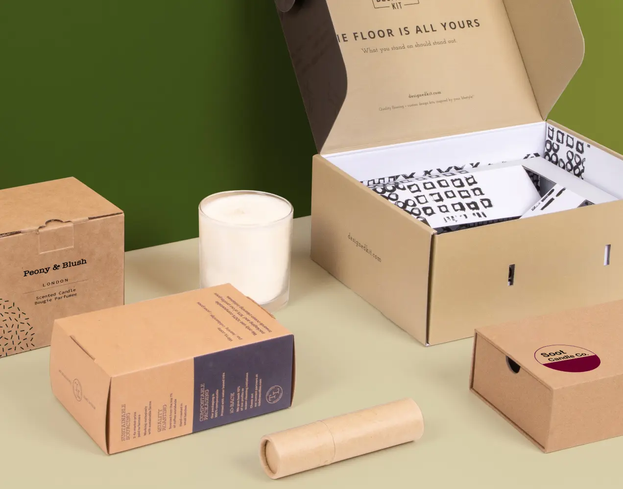 candle product packaging solution