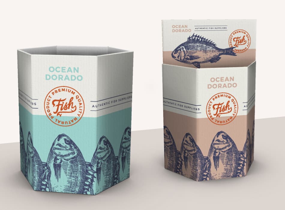 Cardboard Dump Bin Displays packaging examples