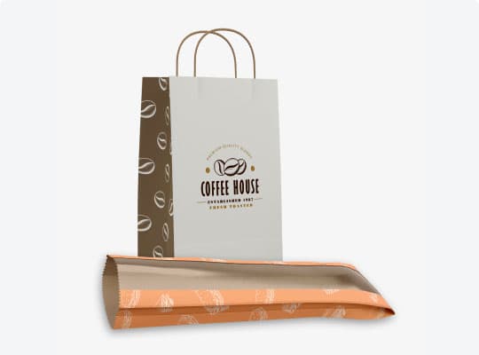 Custom Restaurant Paper Bags