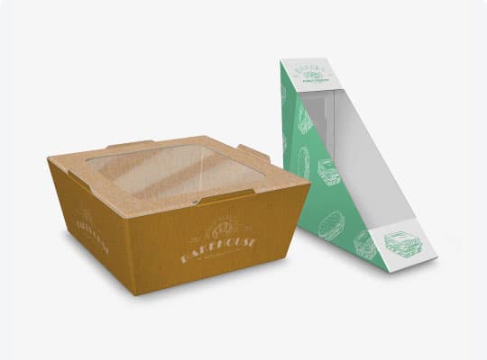 Custom One-Piece Take-Out Boxes