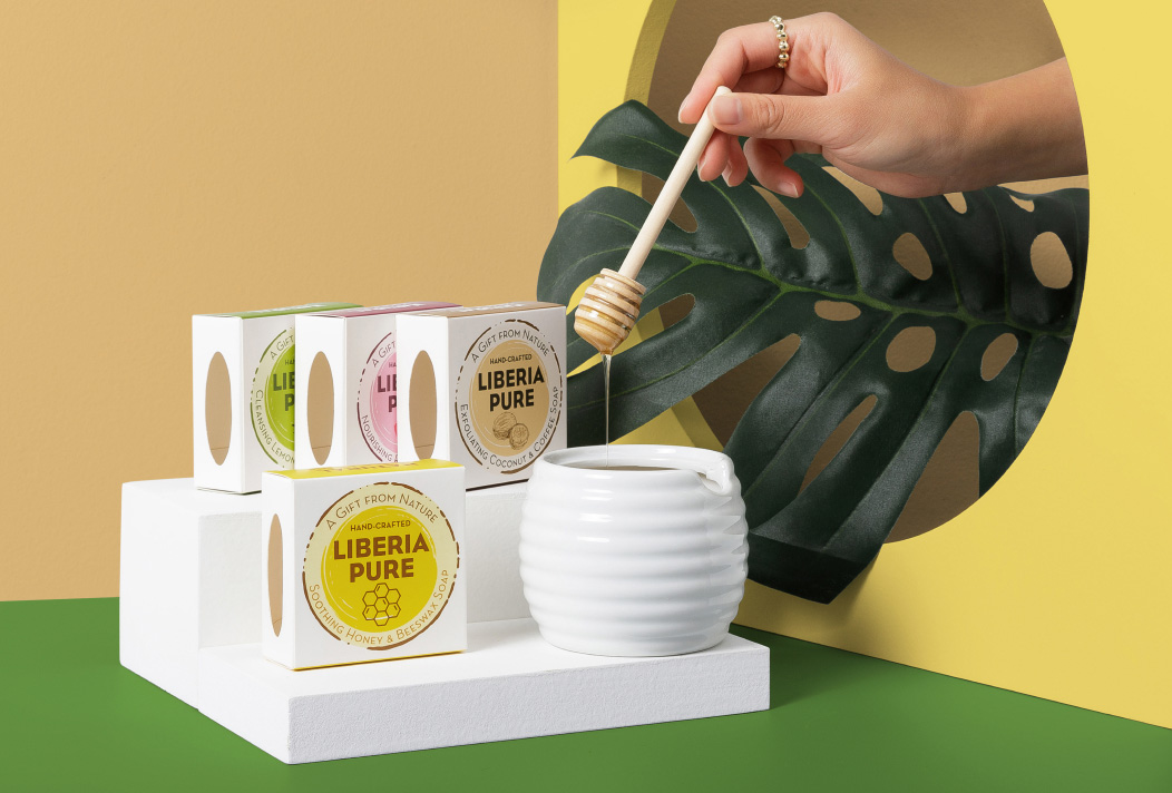 Pipit and Finch soap packaging